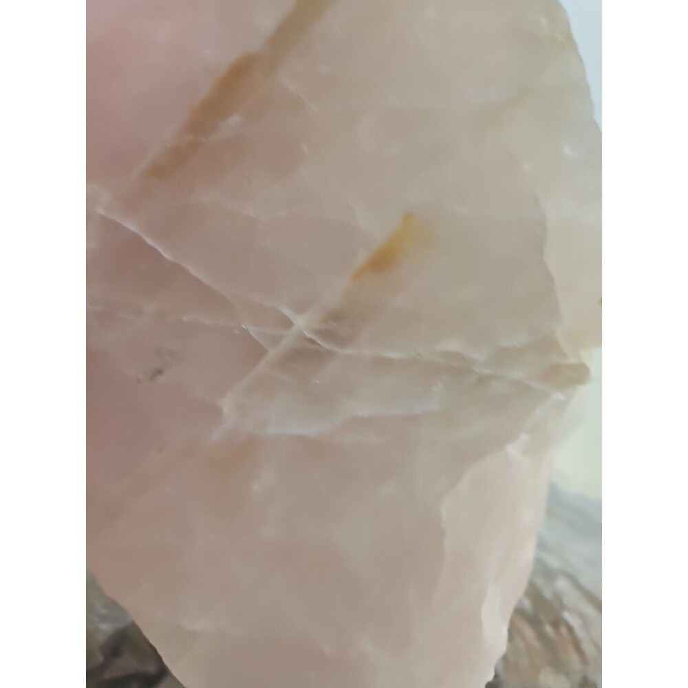 5.72LB Natural Rose Quartz Crystal Pink Crystal Stone slices Healing - Picture 9 of 12